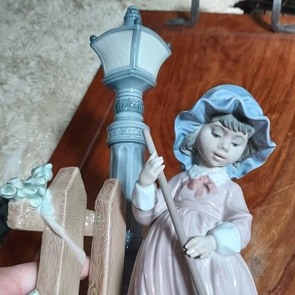 Lladro Fall Clean Up 5286 Large figurine Retired - Picture 7 of 10